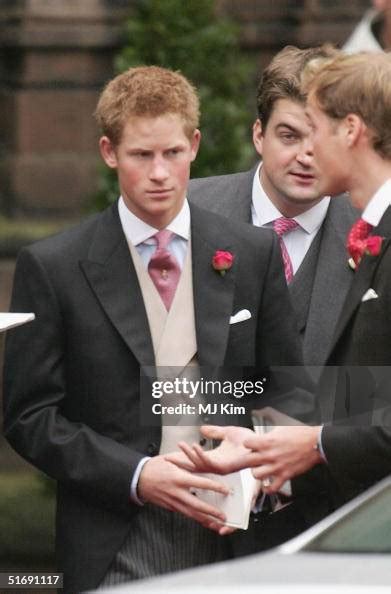 Prince Harry Attends The Wedding Of Ed Van Cutsem And Lady Tamara