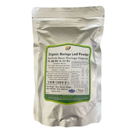 Lohas Moringa Leaf Powder G Organic Moringa Leaf Powder Shopee