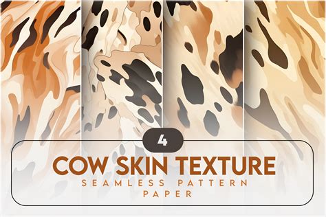 Cow Skin Texture Seamless Pattern Paper Graphic by Sufi Studio ...