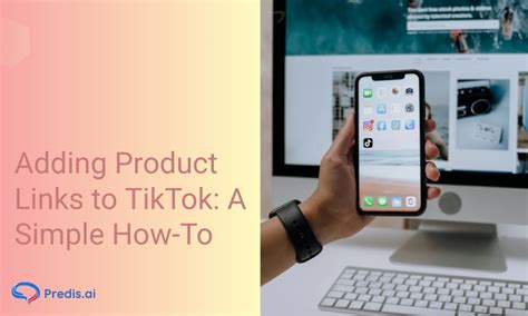 how to add links on tiktok