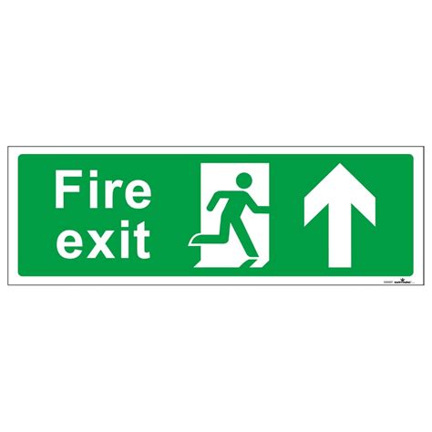 Buy Safetyking Piece Fire Exit Sticker Running Man Up Sticker