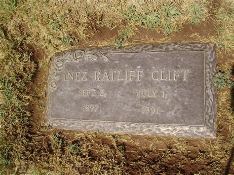 Minnie Inez Ratliff Clift 1897 1991 Find A Grave Memorial