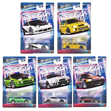 Hot Wheels Street Scene 90s SERIES 2024 Honda Nissan Toyota Mitsubishi HW SERIES Shopee