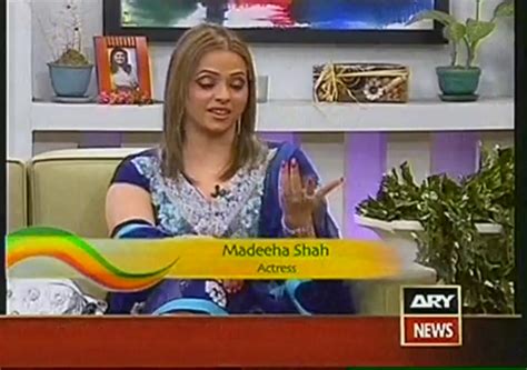 Pakistani Television Captures And Hot Models Madiha Shah