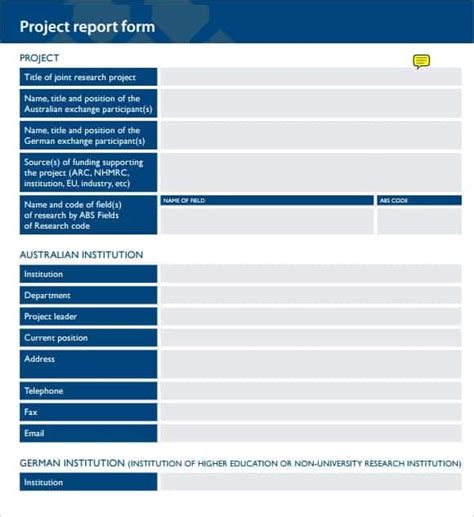 21+ Free Project Report Template - Word Excel Formats