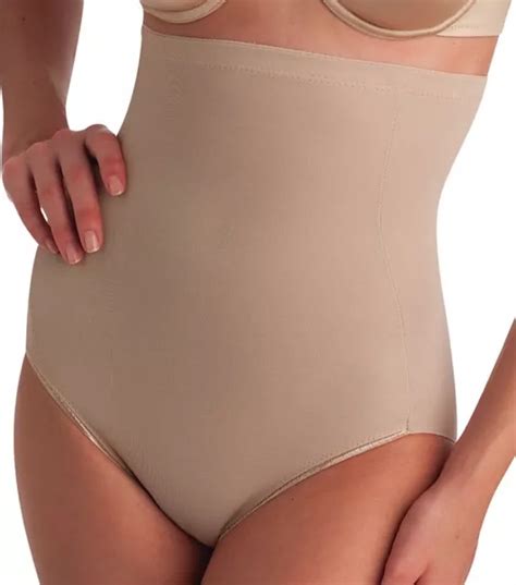 Naomi Nicole Unbelievable Comfort Hi Waist Brief Xl Nude Nwt