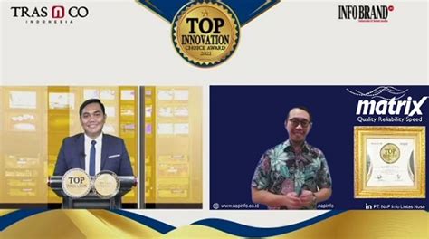 Matrix NAP Info Raih Penghargaan TOP Innovation Choice