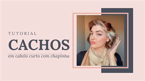 Cachos Em Cabelo Curto Chapinha Surpresa No Final Do Video Youtube