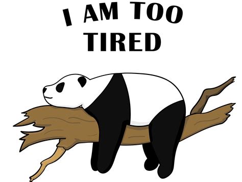 Tired lazy panda bear by Tobias on Dribbble