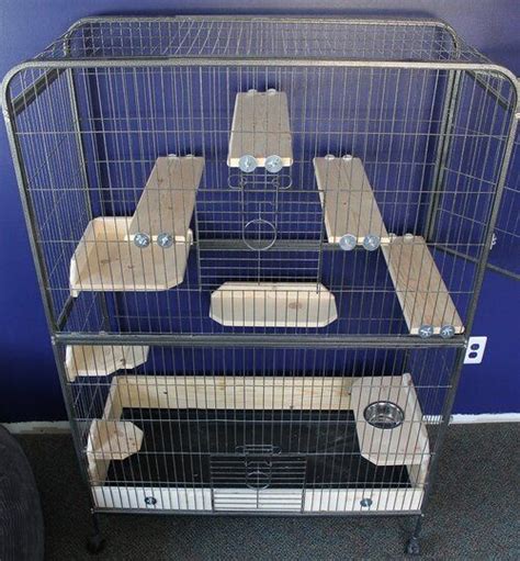 Cage Examples — Whimsy's Menagerie Chinchilla Rescue | Chinchilla, Cage ...