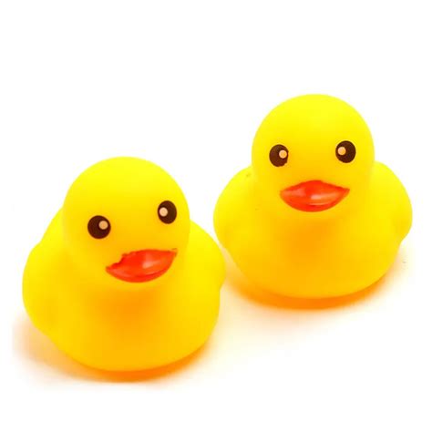 Free shipping little yellow duck dog chewing toys pet squeak toys durable training toys for ...