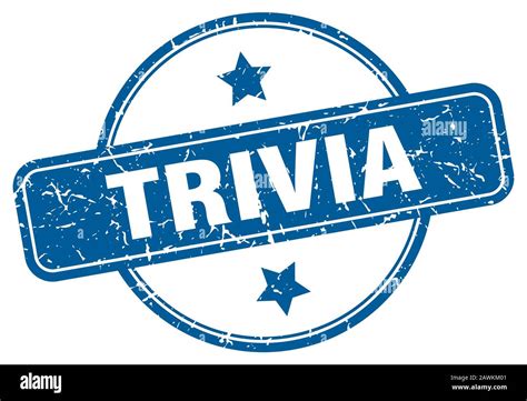 trivia stamp. trivia round vintage grunge sign. trivia Stock Vector ...