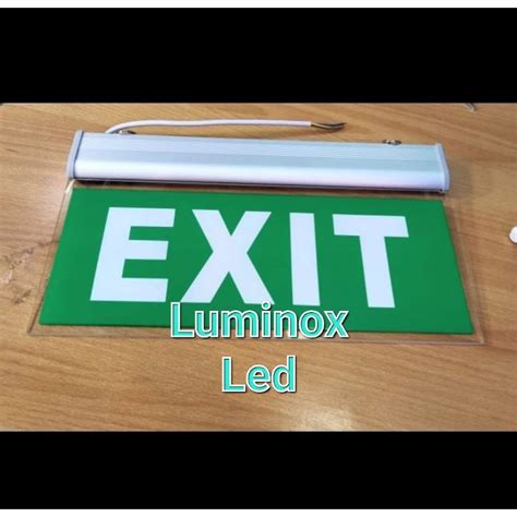 Jual Lampu Exit Gantung Led 5w 5watt Emergency Exit Lamp 2sisi 2muka