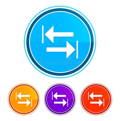 Traffic Flow Arrow Icon Set Stock Illustrations 287 Traffic Flow