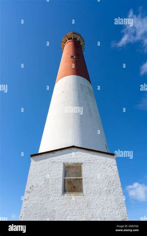 Barnegat Lighthouse On Long Beach Island Nicknamed Old Barney Stock