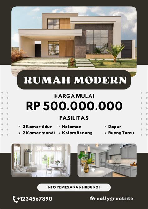 Halaman Gratis Desain Contoh Rumah Canva