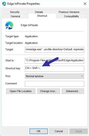 How To Open Edge Inprivate Mode With Keyboard Shortcut