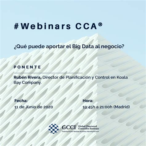 WEBINAR Qué puede aportar el Big Data al negocio Global Chartered