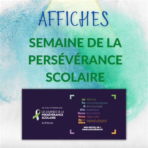 Affiches Semaine De La Pers V Rance Scolaire