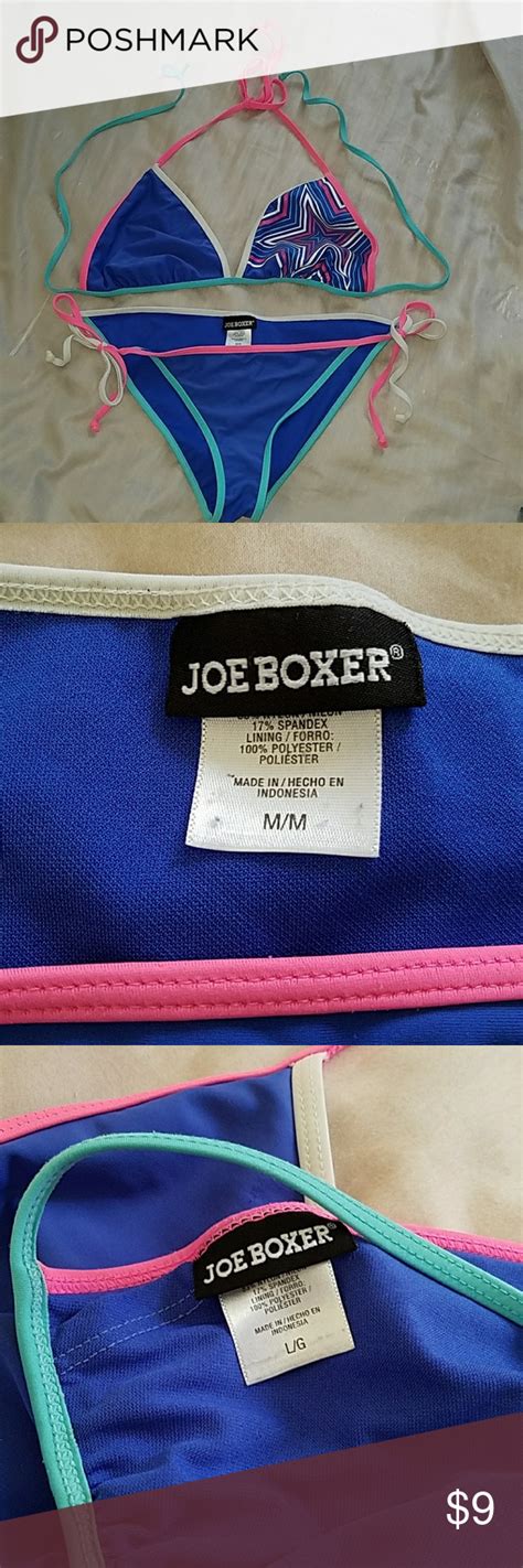 Piece Joe Boxer Bikini Top M Bottom L Bikinis Bikini Tops Joe Boxer