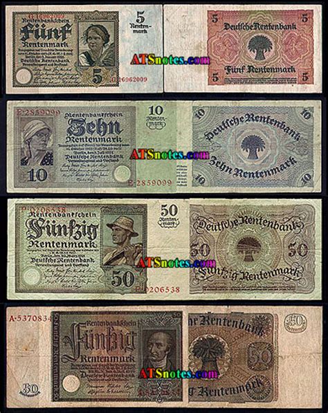 Germany banknotes - Germany paper money catalog and German currency history