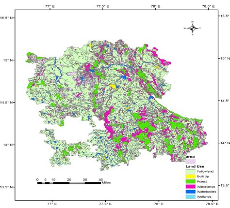 Anantapur District LULC map for year 2011-12 | Download Scientific Diagram