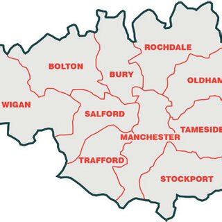 1: Map of Greater Manchester | Download Scientific Diagram