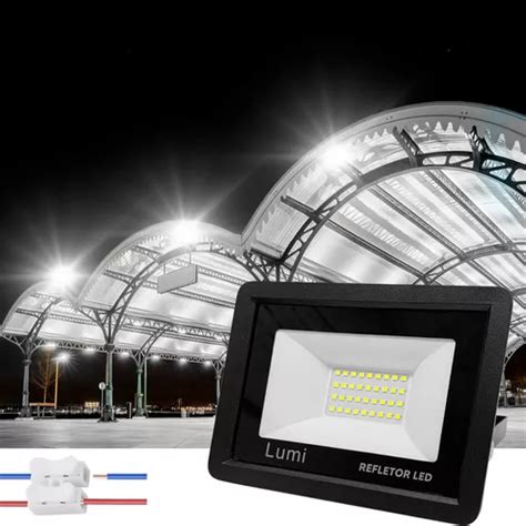 Refletor Led Holofote W Smd Prova D Gua Ip K Mercadolivre