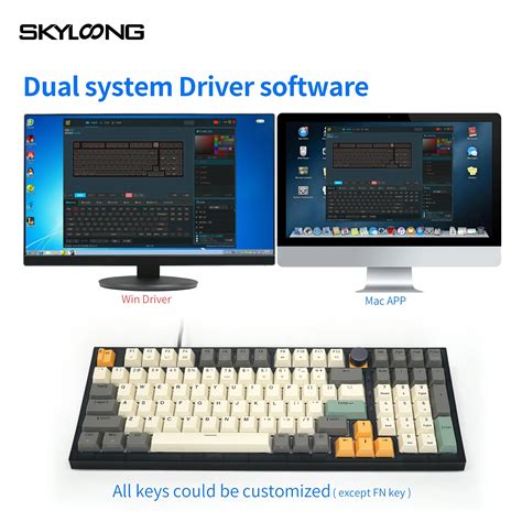 SKYLOONG GK Dye Sub PBT TiGrey Mechanical Hot Swappable Skyloong Europe