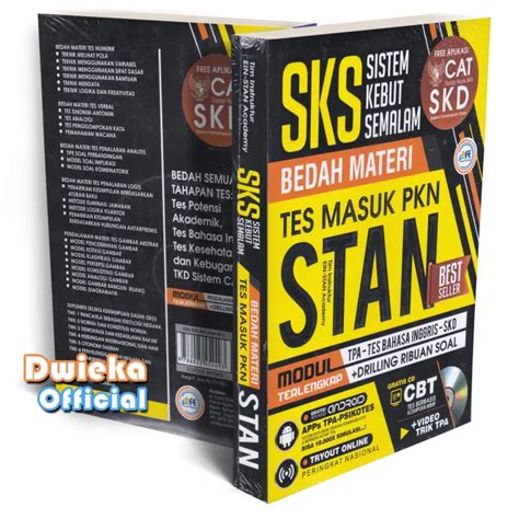 Buku Sks Sistem Kebut Semalam Bedah Materi Tes Masuk Pkn Stan Lazada