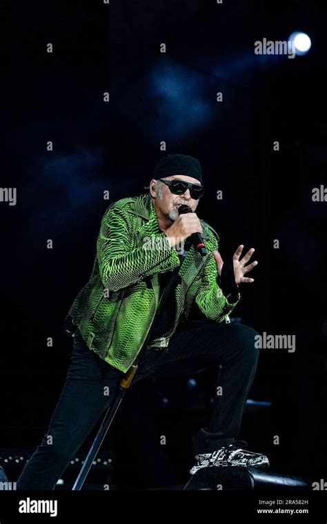 Vasco Rossi Performs Live On Stage Is Vasco Live Tour 2023 At Stadio