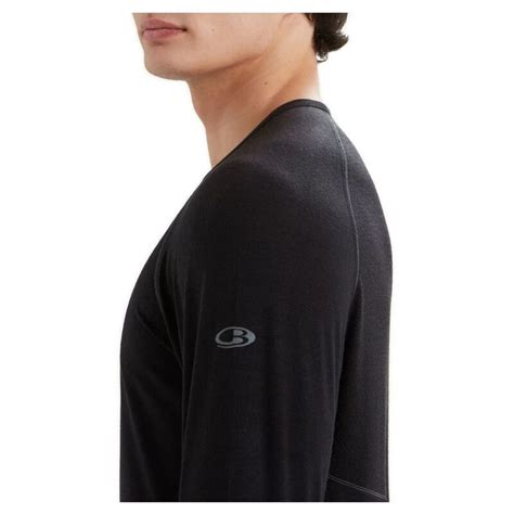 Icebreaker Mens Zone Merino Blend Baselayer Black Sportpursuit