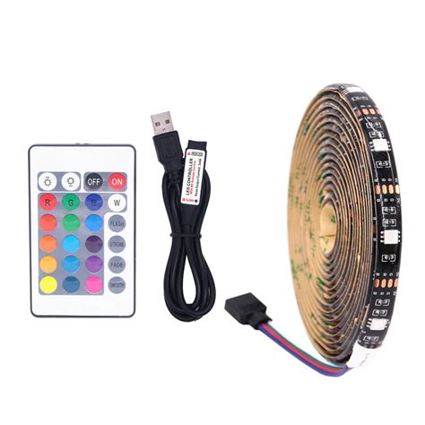 Dc V Usb Led Strip Rgb Flexible Light Tv Background Lighting Rgb