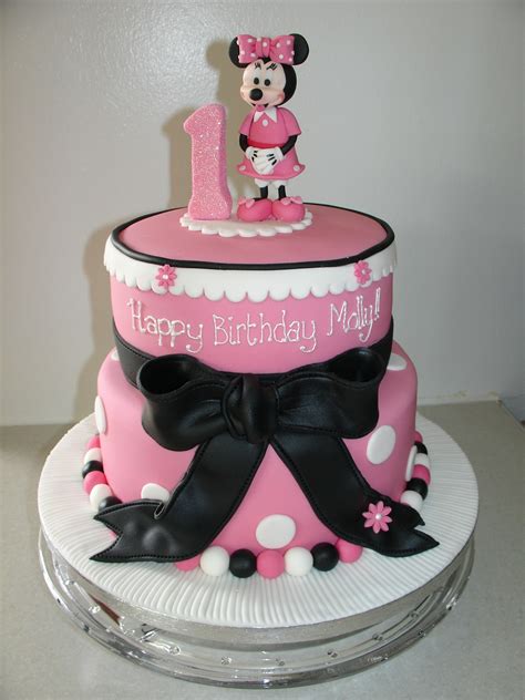 Minnie Mouse Fondant Cake Cakecentral