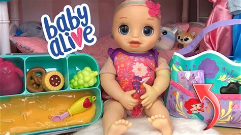 BABY ALIVE Real As Can Be Baby Doll Before Daycare Morning Routine