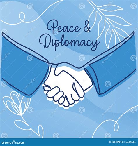 sketch  pair  shaking hands peace  diplomacy flat concept vector