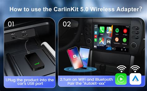 Carlinkit Wireless Carplay Android Auto Adapter Converts Wired