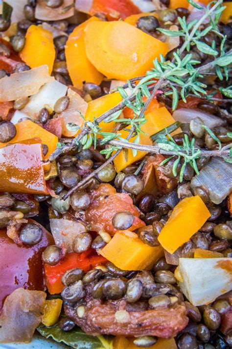 Provencaals Stoofpotje Met Linzen Met Vijf Aan Tafel