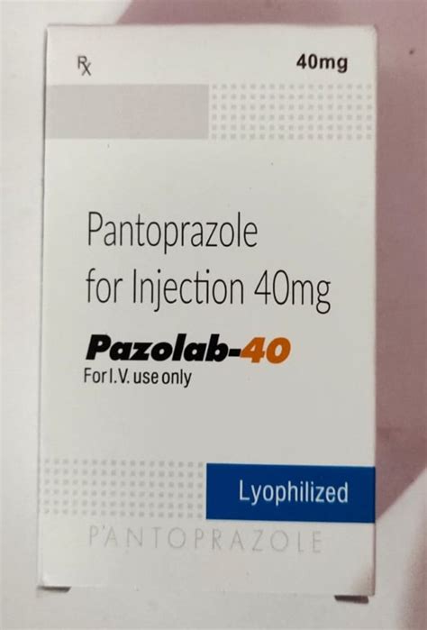 40mg Pazolab Pantoprazole Injection At Rs 41 9 Box Pharmaceutical