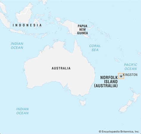 Map Of Australia And Islands – The World Map