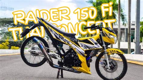 Raider 150 Fi Thai Concepts Z Moto Vlog Youtube