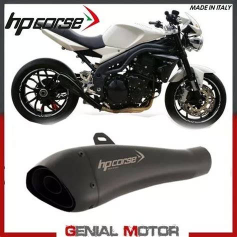 POT D ECHAPPEMENT HP Corse Hydroform Noir Triumph Speed Triple 2008 08