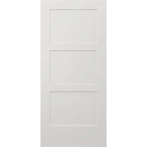 JELD WEN 36 In X 80 In Birkdale White Paint Smooth Solid Core Molded