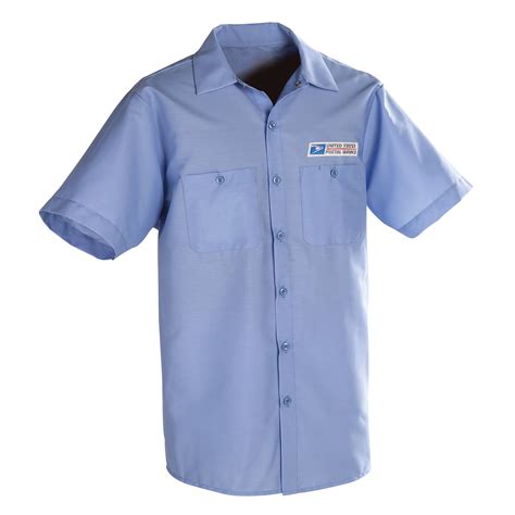 Postal Uniform Shirt Poplin Short Sleeve For Mail Handlers A