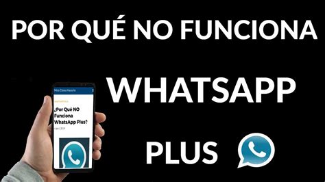 ¿por Qué No Me Llegan Los Mensajes En Whatsapp Plus Haras Dadinco