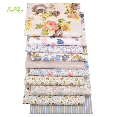 Chainho 10Pcs Abrikoos Kleur Bloemen Serie Print Grandado