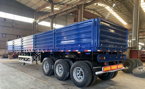 Axles Removable Sidewall Cargo Semi Trailer Truck China Sidewall