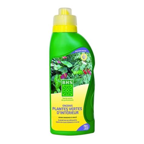 Bhs Engrais Plantes Vertes Liquide L Cdiscount Jardin