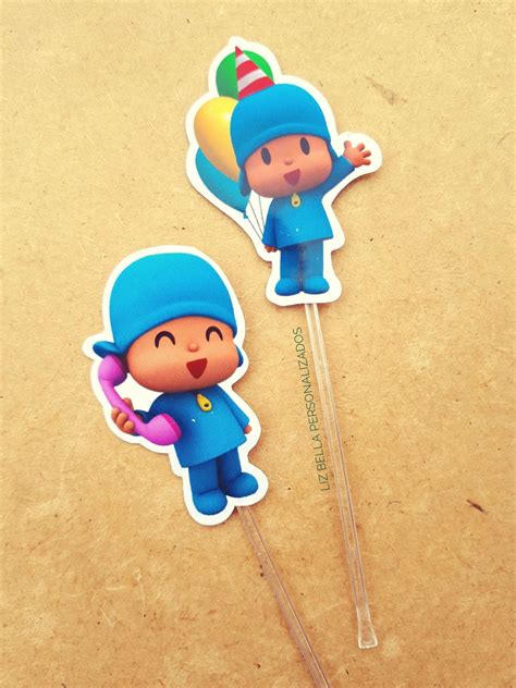 Topper De Doces Pocoyo Unidades Elo Produtos Especiais