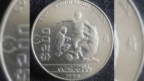 Moneda ESPECIAL del MUNDIAL MÉXICO 86 se vende en 140 MIL